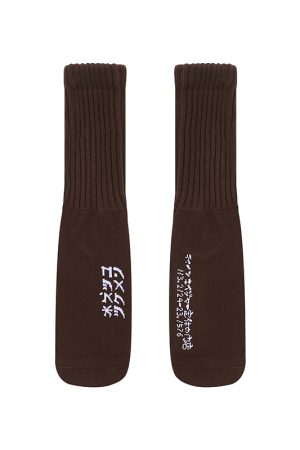 Men's Mid-Tube Socks, Japanese-Style Printed Couple Socks for Autumn & Winter, Women's American Sports Socks, Trendy Streetwear Fashion