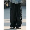 Men's Military Cargo Pants with Closed Pleated Design and Multiple Pockets - Tapered Casual Long Pants