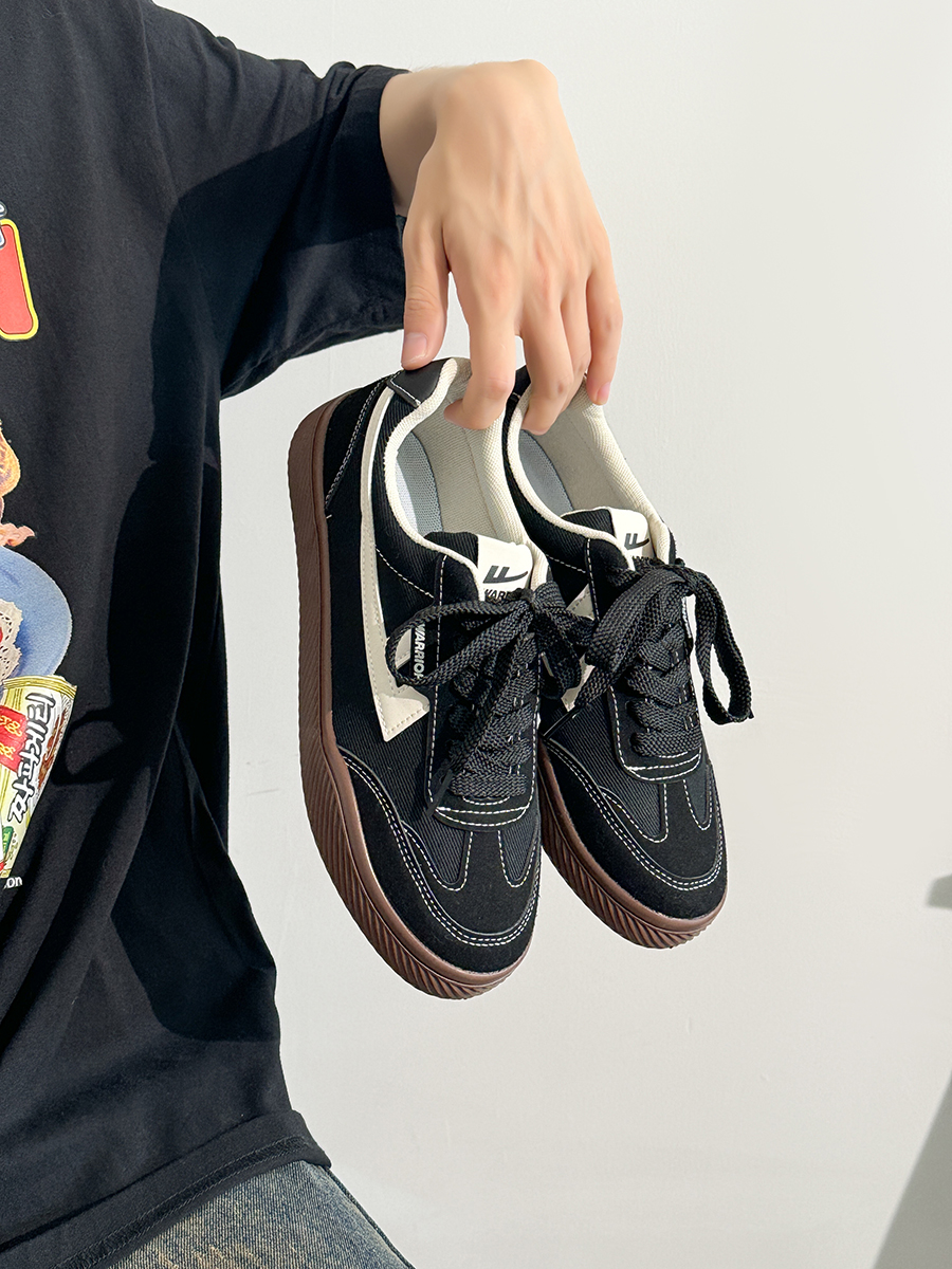 Men's Retro Black Canvas Sneakers - Summer Minimalist Soft-Soled Commuting Shoes, Stylish Breathable Design Men's Retro Black Canvas Sneakers - Summer Minimalist Soft-Soled Commuting Shoes, Stylish Breathable Design