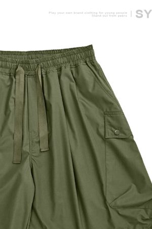 Men's Stylish Loose White Sports Shorts - Trendy City Boy Casual Five-Point Pants for Work & Play