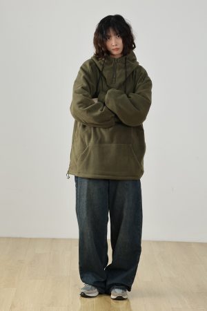 Men's Summer Heavyweight Washed Micro-Flare Denim Pants, American Retro Workwear Wide-Leg Style