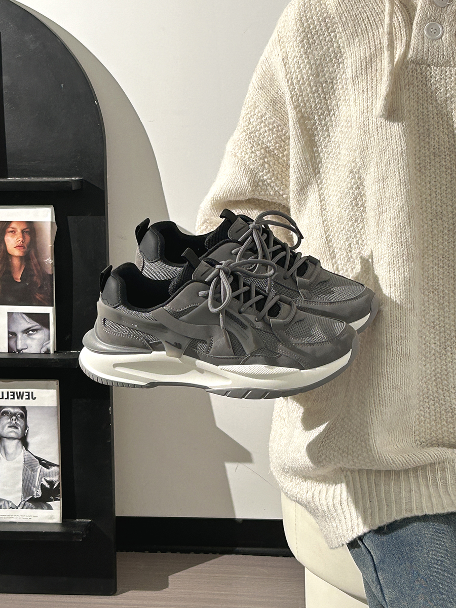 Men's Summer Mesh Dad Shoes - Versatile Soft Sole Breathable American Retro Sports Casual Footwear Men's Summer Mesh Dad Shoes - Versatile Soft Sole Breathable American Retro Sports Casual Footwear