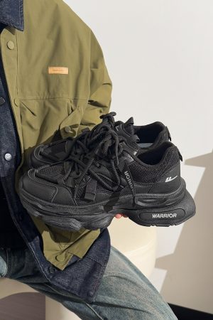 Men's Thick-Soled Dad Shoes - Retro Mesh Breathable Sports Casual Footwear for Summer, Versatile Y2K INS Trend