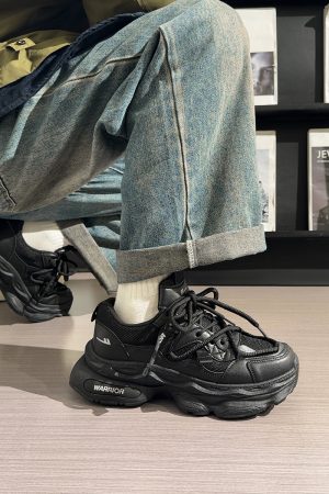 Men's Thick-Soled Dad Shoes - Retro Mesh Breathable Sports Casual Footwear for Summer, Versatile Y2K INS Trend