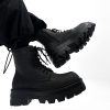 Men's Thick-Soled Height-Increasing Martin Boots, Trendy Zipper Motorcycle Style, British Genuine Leather High-Top Winter Work Boots