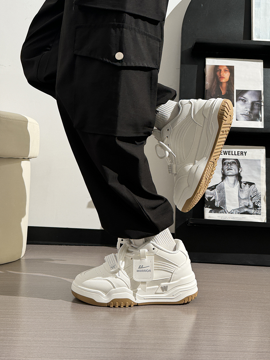 Men's Thick-Soled High-Top Shoes, Summer Mesh Breathable Sports Casual Footwear, Versatile White Sneakers Men's Thick-Soled High-Top Shoes, Summer Mesh Breathable Sports Casual Footwear, Versatile White Sneakers