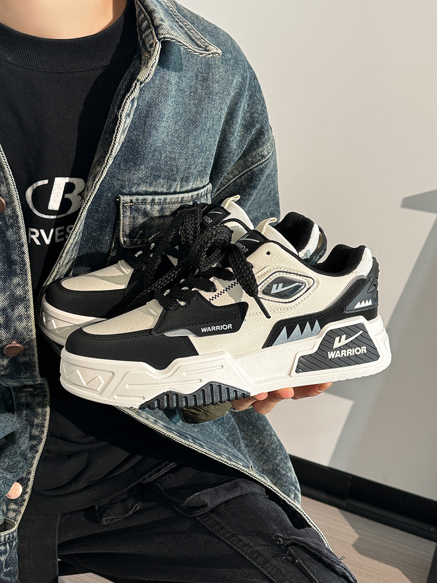 Men's Thick-Soled Sneakers - Korean Style Casual Sports Shoes for Spring & Autumn, Trendy Versatile Footwear Men's Thick-Soled Sneakers - Korean Style Casual Sports Shoes for Spring & Autumn, Trendy Versatile Footwear