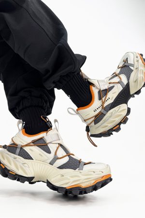 Men's Vintage Dad Shoes - Thick-Soled Breathable Mesh Height-Increasing Sports Shoes for Streetwear and Hiking