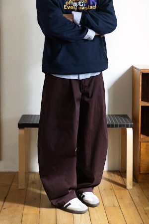 Men's Wide-Leg Casual Pants with Curved Blade Design & Elastic Waist - Versatile Spring Trend for 90s Inspired Style