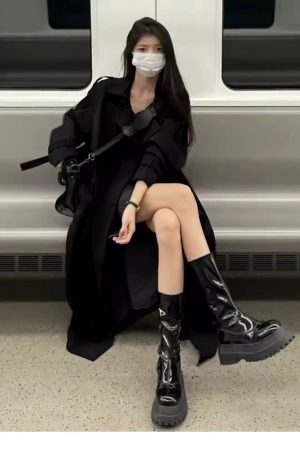 Mid-Length British Style Trench Coat for Women - Casual Spring Autumn 2024 Fashion, Petite Fit, Trendy Outerwear