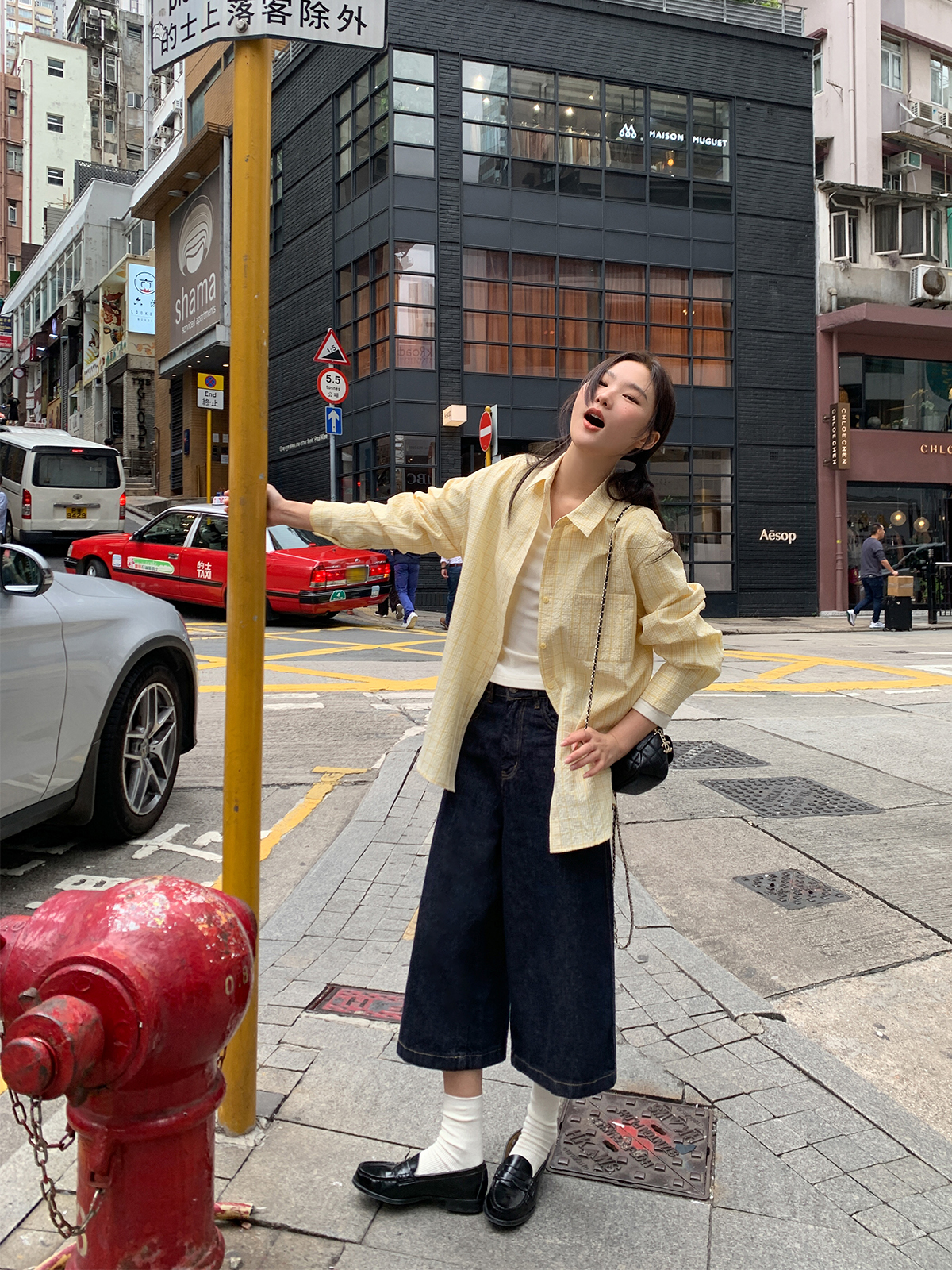 Mid-Low Waist Loose Straight Wide-Leg Denim Pants for Women - Original Color, 8-Point, Spring 2025 Fashion Mid-Low Waist Loose Straight Wide-Leg Denim Pants for Women - Original Color, 8-Point, Spring 2025 Fashion