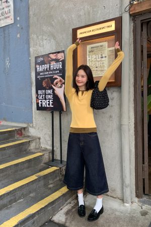 Mid-Low Waist Loose Straight Wide-Leg Denim Pants for Women - Original Color, 8-Point, Spring 2025 Fashion