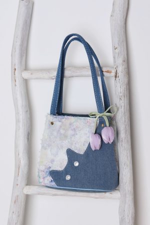 Mini Cowboy Cat Basket Bag for Women - Light Spring Crossbody Tote - Original Designer Style