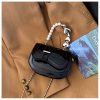Mini Handbag for Women - Spring/Summer 2025 Niche Design with Fashionable Pearl Chain Crossbody Style, High-Quality Texture