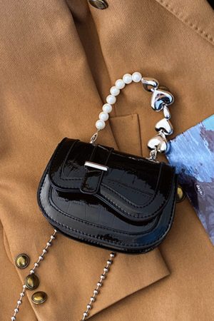 Mini Handbag for Women - Spring/Summer 2025 Niche Design with Fashionable Pearl Chain Crossbody Style, High-Quality Texture