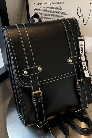 Minimalist French Style Backpack for Women - Versatile College Book Bag & Commuter Travel Backpack