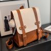 Minimalist French Style Backpack for Women - Versatile College Book Bag & Commuter Travel Backpack