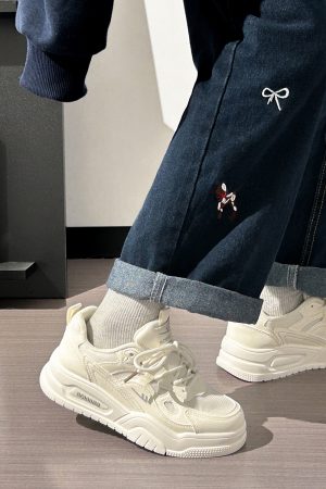 Minimalist Mesh Breathable Little White Sneakers for Women - 2025 Summer Sports Shoes with Niche Design