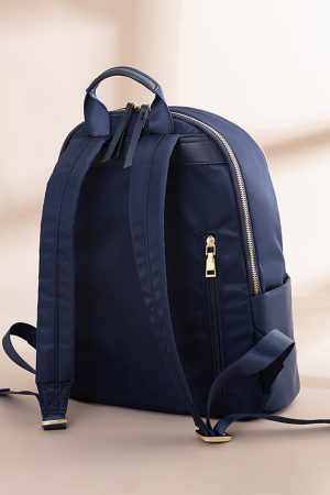 Minimalist Oxford Cloth Backpack for Women - Lightweight, Waterproof Student Book Bag & Business Laptop Carrier