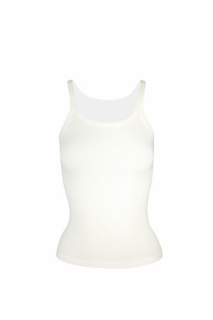 Minimalist Ribbed Slim Fit Elastic Strap Top - Chic Casual Wear for Effortless Style, Perfect for 90s and Y2K Fashion Lovers