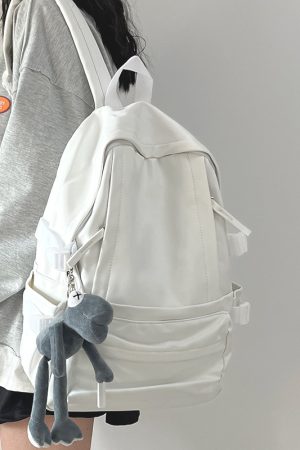 Minimalist Soft Cowhide Backpack for Men and Women, Large Capacity Laptop Bag, Lightweight School Backpack, Unisex Design