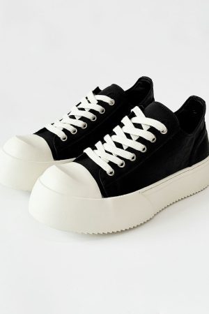 Minimalist Thick-Soled Derby Shoes for Men - Trendy Big Head Design, Casual Leather, High Street Style, Commuting Footwear