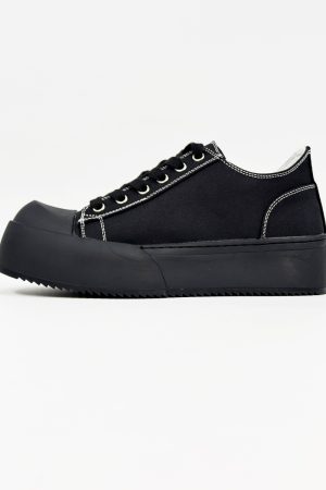 Minimalist Thick-Soled Derby Shoes for Men - Trendy Big Head Design, Casual Leather, High Street Style, Commuting Footwear