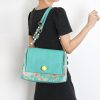 Mint Green Beaded Tote Bag - Summer Fresh Niche Envelope Shoulder Crossbody Bag for Effortless Style