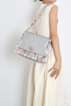 Mint Green Beaded Tote Bag - Summer Fresh Niche Envelope Shoulder Crossbody Bag for Effortless Style