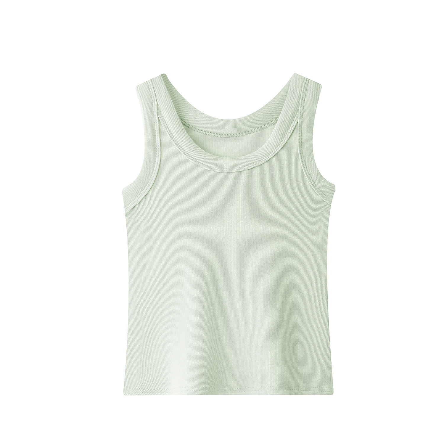 Mint Green Camisole Vest for Women - Small Cloud Rice Design, Unique Niche Outerwear, American Sweet and Spicy Style Mint Green Camisole Vest for Women - Small Cloud Rice Design, Unique Niche Outerwear, American Sweet and Spicy Style