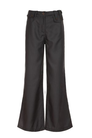 Modern Vintage Retro Low-Waist Striped Suit Pants for Women - Versatile Casual Straight-Leg Trousers, Y2K Fashion