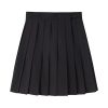 Navy Blue and Gray Pleated JK Skirt for Women - Solid Color Short Skirt, Perfect for Spring and Summer Fashion