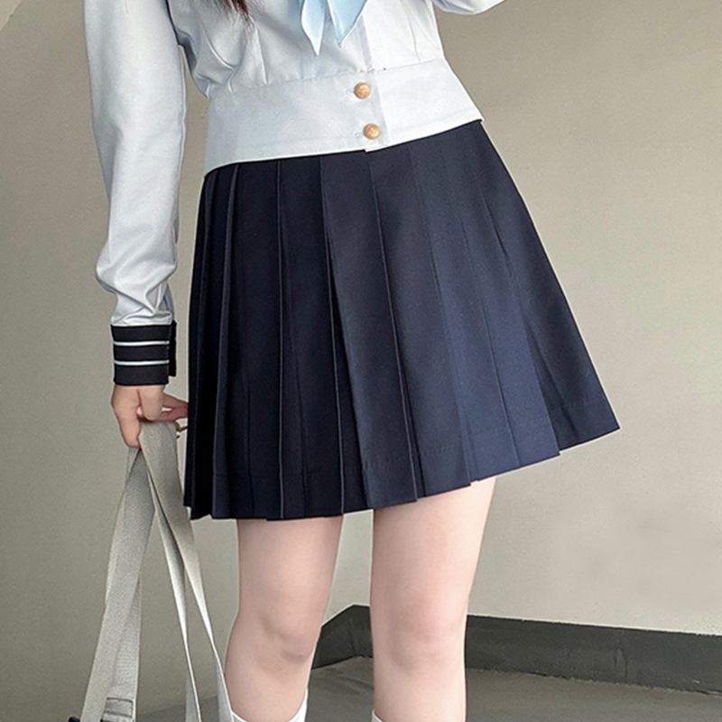 Navy Collar Sailor Suit Set - Japanese JK Uniform with Pudding Bear Design - Cute School Style Outfit for Y2K Fashion Lovers Navy Collar Sailor Suit Set - Japanese JK Uniform with Pudding Bear Design - Cute School Style Outfit for Y2K Fashion Lovers