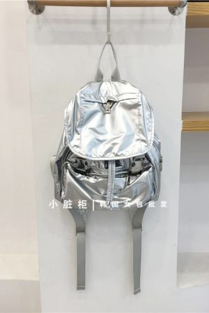 Nylon Buckle Handheld Backpack - Simple Travel Student Bag - Spring Summer 2023 Korean Style Dongdaemun Fashion