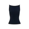 One-Shoulder Minimalist Fitted Sports Tank Top - French Style Thin Strap Base Layer for Activewear