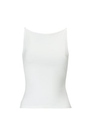 One-Shoulder Minimalist Fitted Sports Tank Top - French Style Thin Strap Base Layer for Activewear
