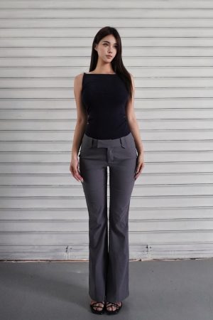 One-Shoulder Minimalist Fitted Sports Tank Top - French Style Thin Strap Base Layer for Activewear