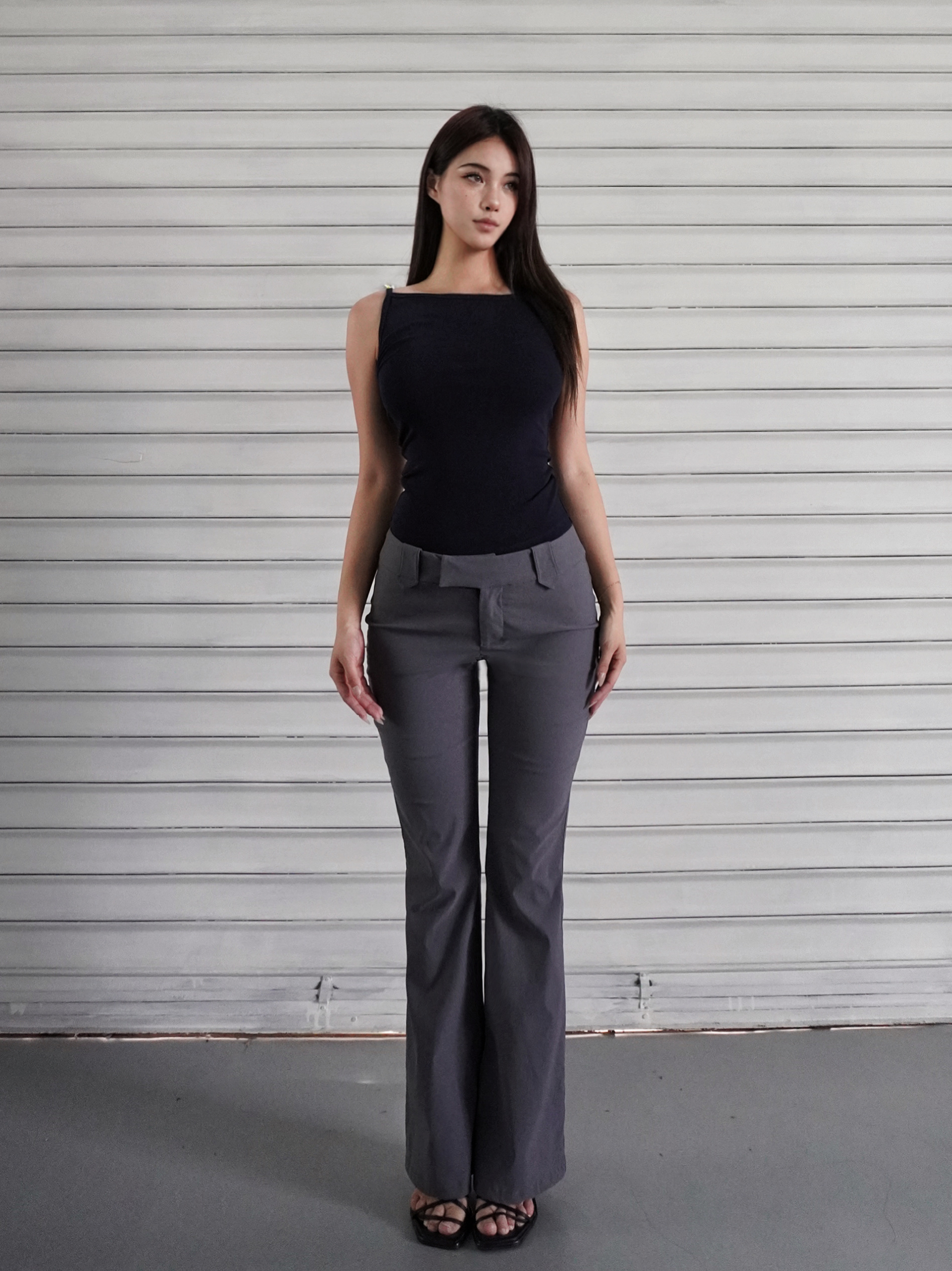 One-Shoulder Minimalist Fitted Sports Tank Top - French Style Thin Strap Base Layer for Activewear One-Shoulder Minimalist Fitted Sports Tank Top - French Style Thin Strap Base Layer for Activewear