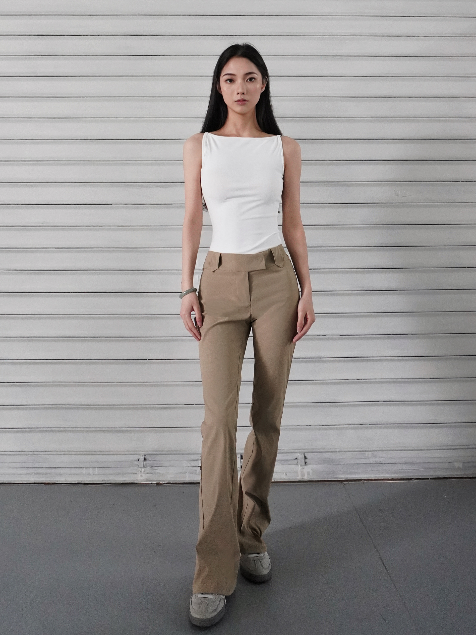 One-Shoulder Minimalist Fitted Sports Tank Top - French Style Thin Strap Base Layer for Activewear One-Shoulder Minimalist Fitted Sports Tank Top - French Style Thin Strap Base Layer for Activewear