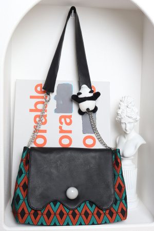 Panda Crossbody Shoulder Bag - Original Design, Cute Animal Print, Trendy Y2K Style, Perfect for Everyday Use