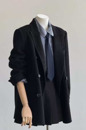 Petite Oatmeal Wool and Cashmere Overcoat for Women - High-End Feel, 2024 Autumn Winter Style, Elegant Outerwear