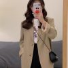 Petite Women's Blazer - Trendy Autumn Spring 2025 Small Suit, High-Quality Fashion Jacket for Stylish Looks