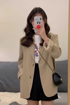 Petite Women's Blazer - Trendy Autumn Spring 2025 Small Suit, High-Quality Fashion Jacket for Stylish Looks