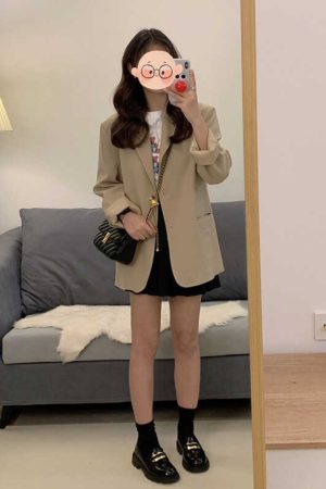 Petite Women's Blazer - Trendy Autumn Spring 2025 Small Suit, High-Quality Fashion Jacket for Stylish Looks