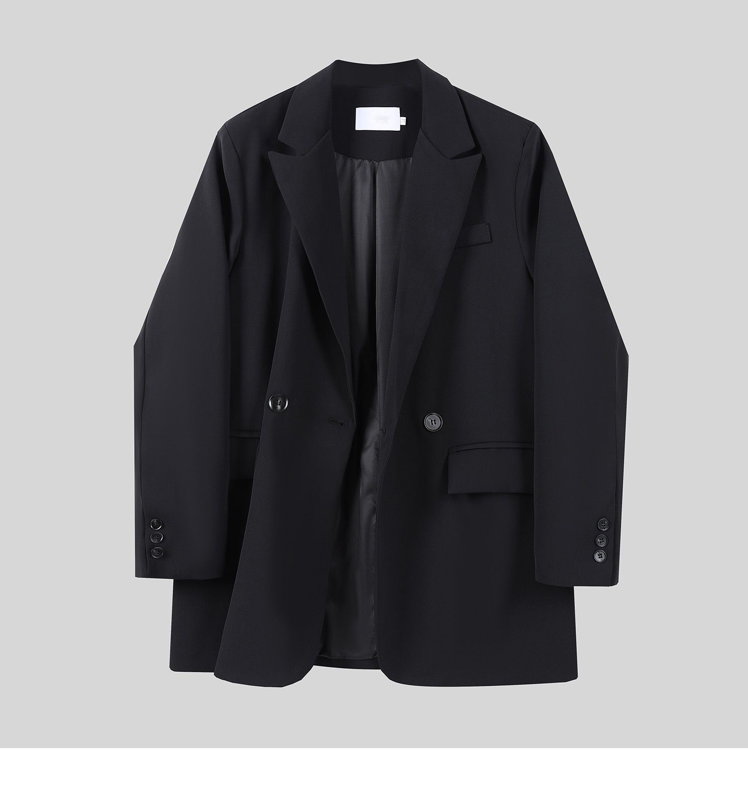 Petite Women's Casual Blazer - Korean Style Gray Suit Jacket for Spring 2025 - Chic Outfit Essential Petite Women's Casual Blazer - Korean Style Gray Suit Jacket for Spring 2025 - Chic Outfit Essential