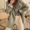 Petite Women's Casual Blazer - Trendy Thin Jacket for Spring & Autumn 2025, Chic High-End Style, Perfect for Everyday Wear