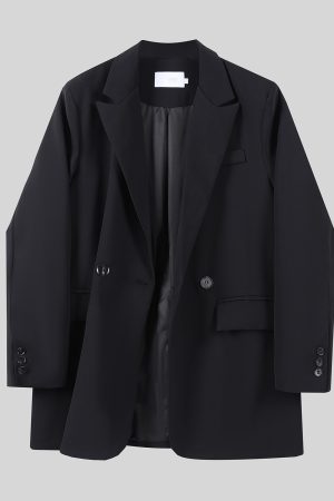 Petite Women's Coffee-Colored Blazer - 2025 Spring Casual Suit for Stylish Outfits - Perfect for Spring and Autumn Wear