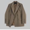 Petite Women's Coffee-Colored Blazer - 2025 Spring Casual Suit for Stylish Outfits - Perfect for Spring and Autumn Wear
