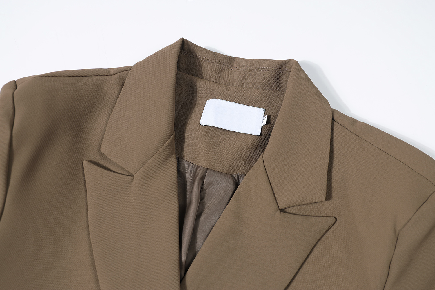 Petite Women's Coffee-Colored Blazer - 2025 Spring Casual Suit for Stylish Outfits - Perfect for Spring and Autumn Wear Petite Women's Coffee-Colored Blazer - 2025 Spring Casual Suit for Stylish Outfits - Perfect for Spring and Autumn Wear