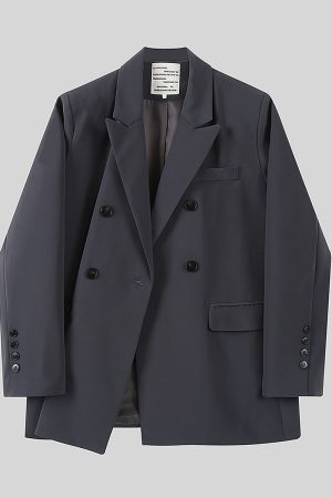 Petite Women's Coffee-Colored Blazer - 2025 Spring Casual Suit for Stylish Outfits - Perfect for Spring and Autumn Wear